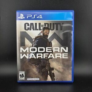 Call of Duty Modern Warfare (PlayStation 4, 2019) Activision Shooting Video Game